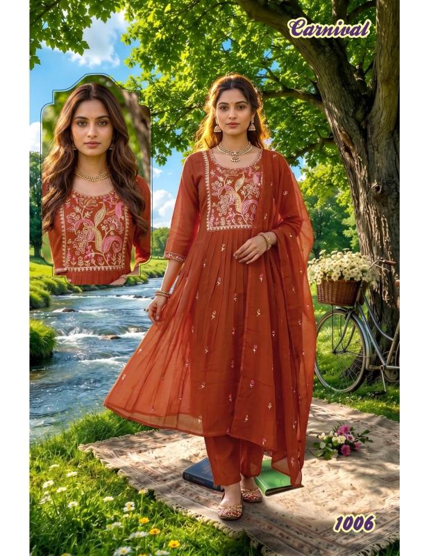 Desi kudi carnival 3pcs wholesale rate kurtis online